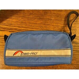Vintage Rare Lowe Pro Alpine: Camera Fanny Pack Belt Bag Royal Blue Wristlet